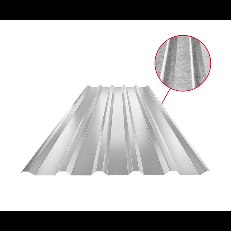 Krovni trapezni pokrov TR 35A SQ (sound – aqua)  - Aluminij obojeni  - Srebrna  -  Slika