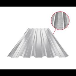 Krovni trapezni pokrov s pojačanjem TR 35A+ SQ (sound – aqua)  - Aluminij obojeni  - Srebrna  -  Slika 1