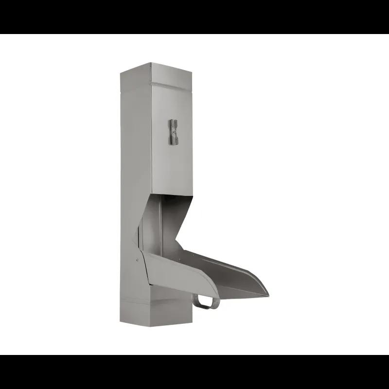 Zadržač vode kvadratni  - Aluminij obojeni  - Tamno srebrna  -  Slika