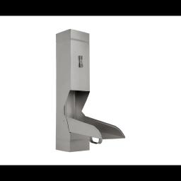 Zadržač vode kvadratni  - Aluminij obojeni  - Tamno srebrna  -  Slika 1