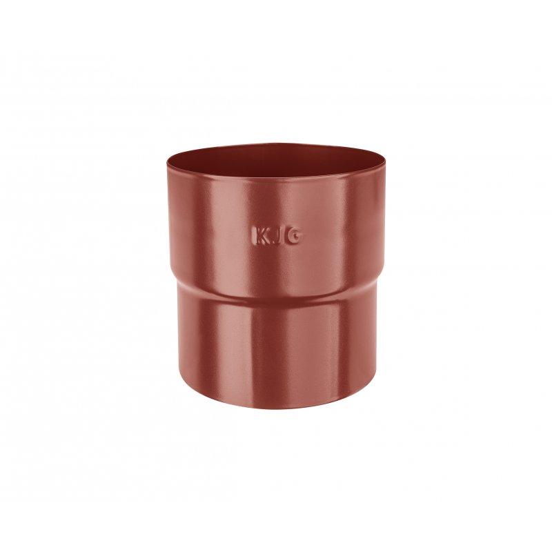 Spojka cijevi  - Pocink obojeni  - Vinsko crvena  -  Slika