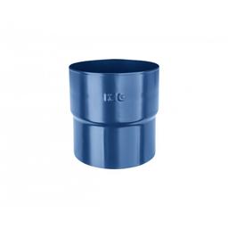 Spojka cijevi  - Pocink obojeni  - Tamno plava  -  Slika 1