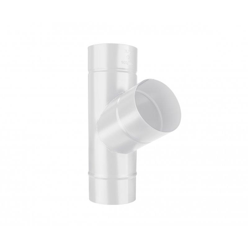 Redukcija cijevi 72° - Pocink obojeni - Sivo bijela - Slika