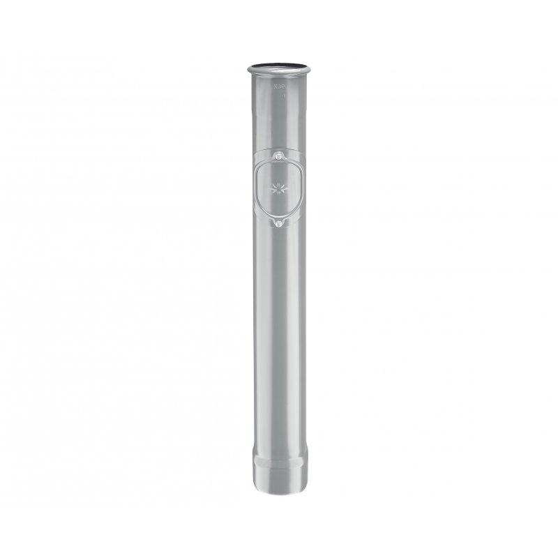 Zaštitna cijev s revizionim otvorom  - Pocink obojeni  - Srebrna  -  Slika