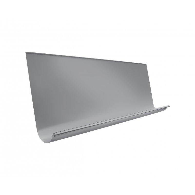 Žlijeb natkrovni  [s=0,70]  - Aluminij obojeni  - Svijetlo siva  -  Slika