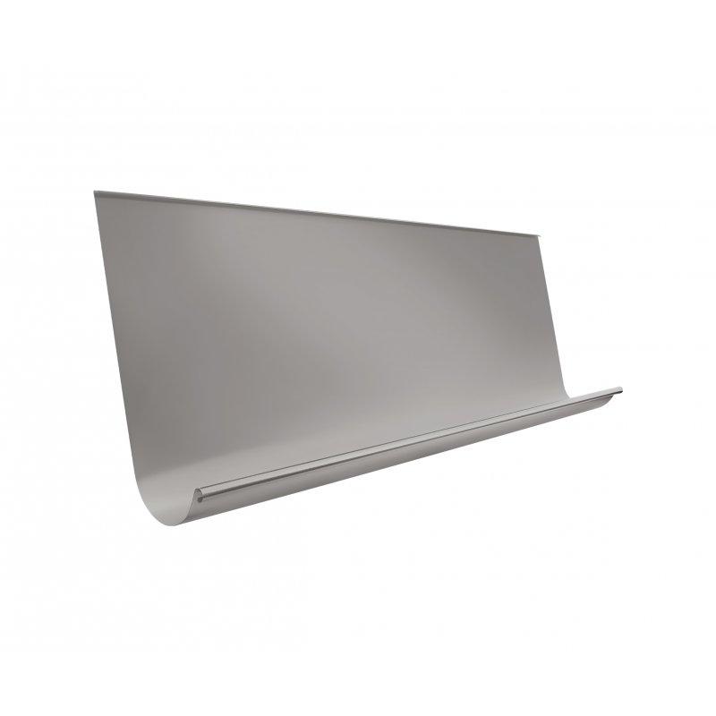 Žlijeb natkrovni  [s=0,70]  - Aluminij obojeni  - Tamno srebrna  -  Slika