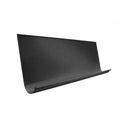 Žlijeb natkrovni  [s=0,70]  - Aluminij obojeni  - Intenzivno crna  -  Slika 1