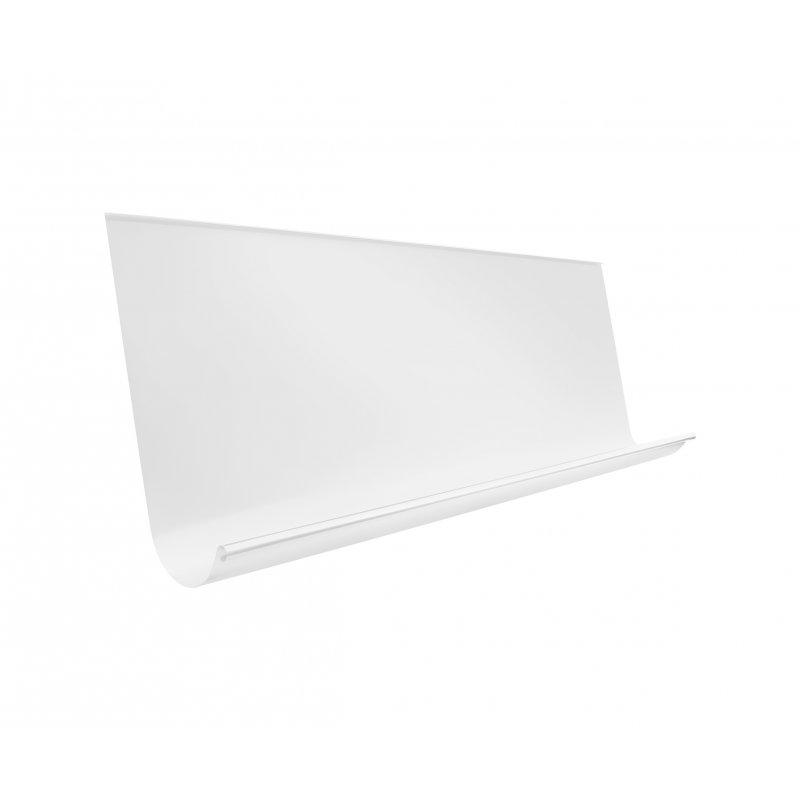 Žlijeb natkrovni  [s=0,70]  - Aluminij obojeni  - Bijela  -  Slika