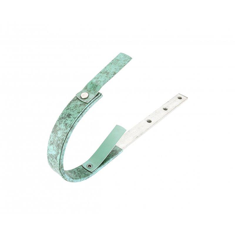 Kuka za roženicu  - Aluminij obojeni  - Zelena patina  -  Slika