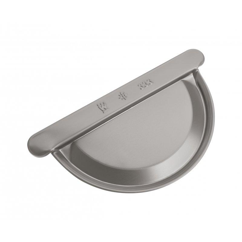 Čelo žlijeba  - Aluminij obojeni  - Tamno srebrna  -  Slika