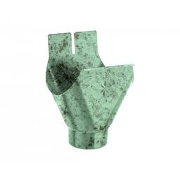 Ispusni kotlić  - Aluminij obojeni  - Zelena patina  -  Slika 1