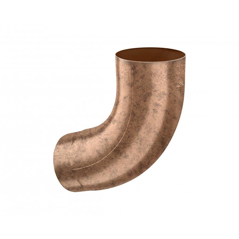 Koljeno 72°  - Aluminij obojeni  - Bakar patina  -  Slika