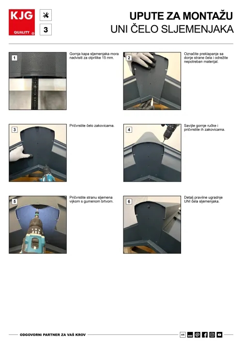 UNI čelo sljemenjaka