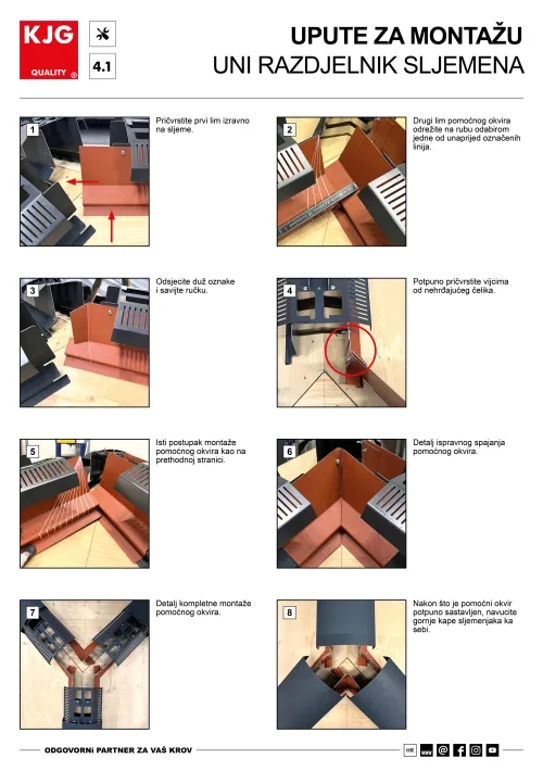 UNI razdjelnik sljemena