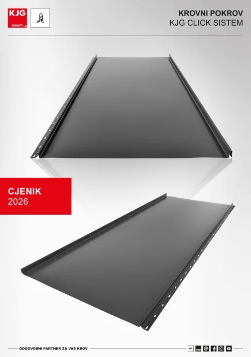 Krovni pokrov KJG CLICK sistem