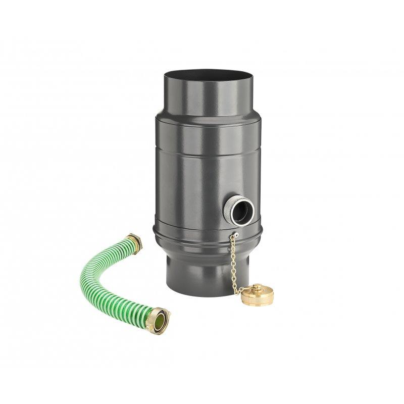 Zadržač vode sa crijevom - Aluminij obojeni - Antracit - Slika