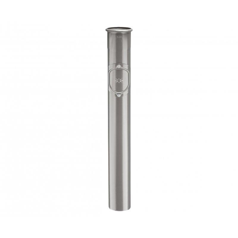 Zaštitna cijev s revizionim otvorom - Pocink – Natur - Aluminij obojeni – Tamno srebrna - Slika
