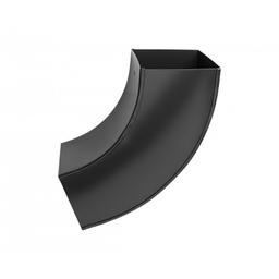 Koljeno kvadratno 72° - Aluminij obojeni - Intenzivno crna - Slika 2