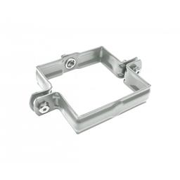 Obujmica kvadratna M10 - Aluminij obojeni - Cink siva - Slika 1