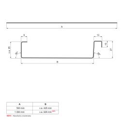 Kolut FALZ – 1 000 kg - Aluminij obojeni W.15 / Aluminij obojeni - Bakreno smeđa W.15 / Bakreno smeđa - Slika 2