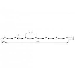 Limeni pokrov UNI 1 - Pocink obojeni
MATT STUCCO - Antracit MATT STUCCO - Slika 2