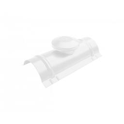 Ventilirajući sljemenjak - Pocink obojeni - Bijela - Slika 1