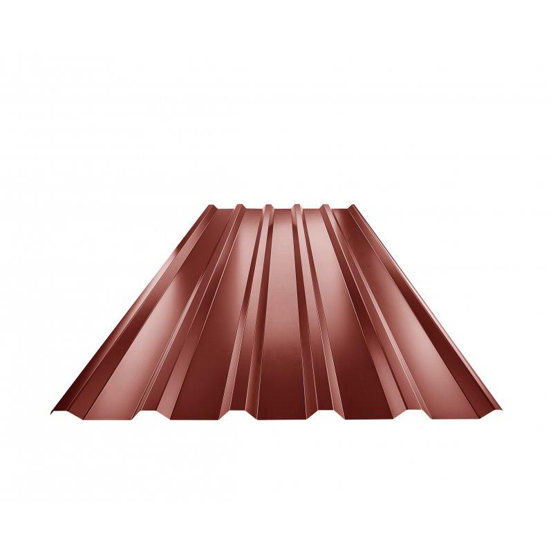 Krovni trapezni pokrov TR 35A - Pocink obojeni - Vinsko crvena - Slika