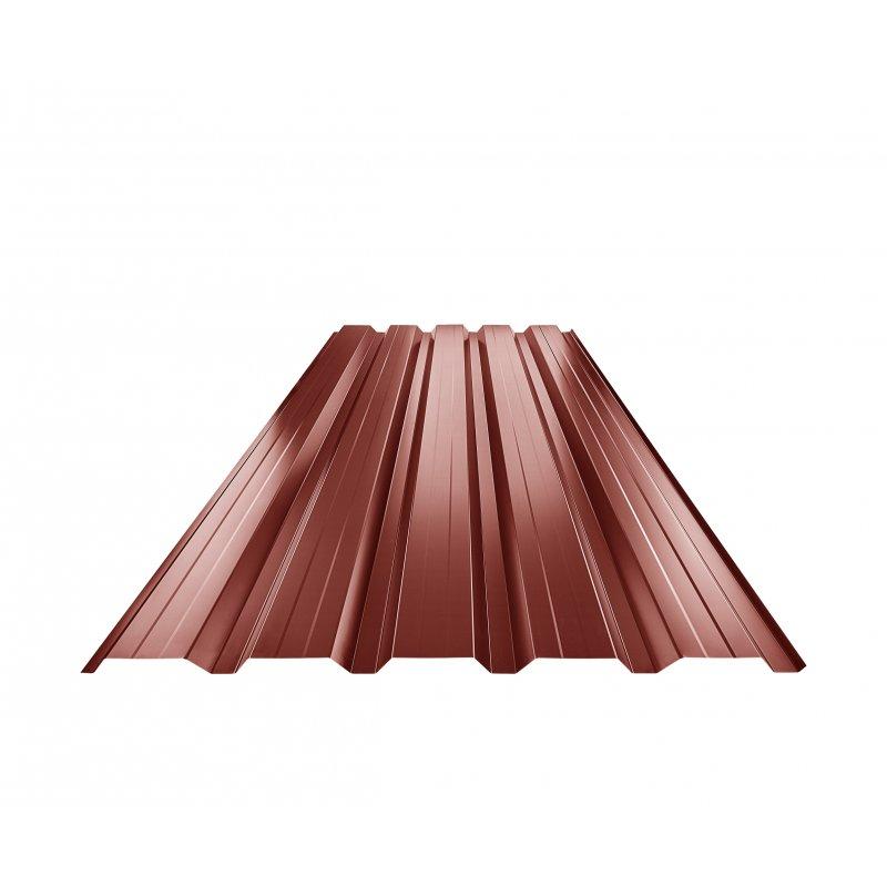 Fasadni trapez s pojačanjem TR 35B+ - Pocink obojeni - Vinsko crvena - Slika