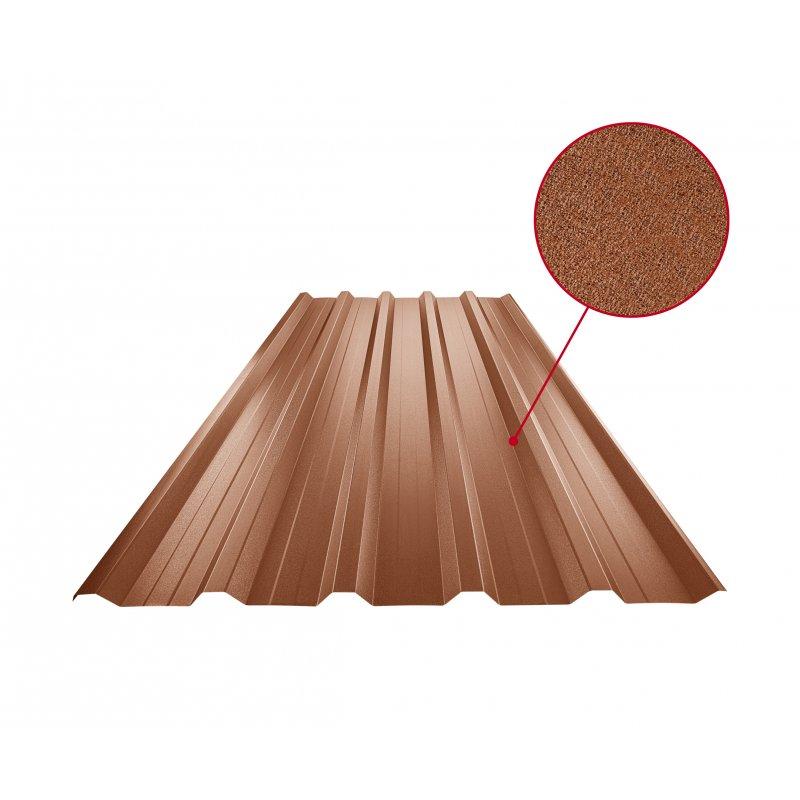 Krovni trapezni pokrov s pojačanjem TR 35A+ - Pocink obojeni
MATT - Bakreno smeđa MATT - Slika