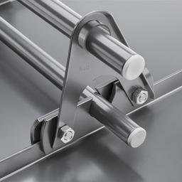 Nastavak držača cijevi snjegobrana falcanog pokrova, 2ot - Aluminij - Natur - Slika 4