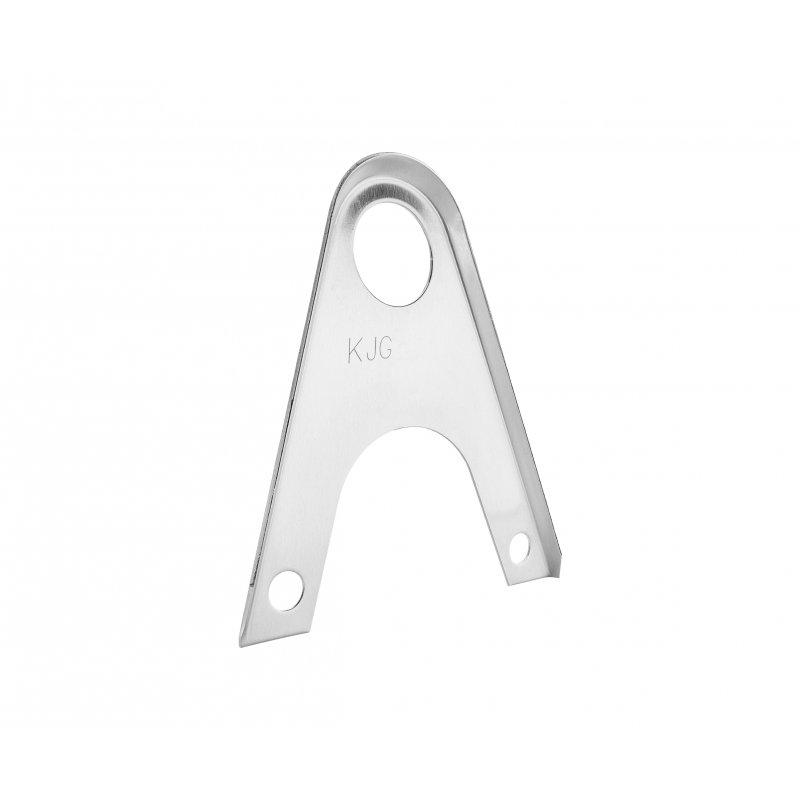 Nastavak držača cijevi snjegobrana falcanog pokrova, 2ot - Aluminij - Natur - Slika