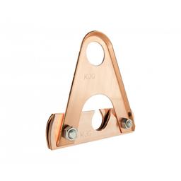 Nastavak držača cijevi snjegobrana falcanog pokrova, 2ot - Bakar - Natur - Slika 2