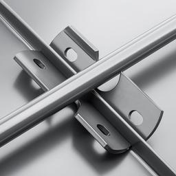 Držač cijevi snjegobrana falcanog pokrova, 1ot - Aluminij – Natur - Pocink obojeni – Travnato zelena - Slika 2