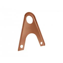 Nastavak držača cijevi snjegobrana falcanog pokrova, 2ot - Aluminij – Natur - Pocink obojeni – Bakreno smeđa - Slika 1