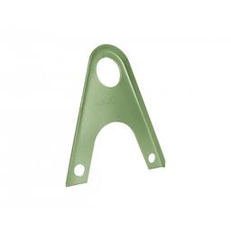 Nastavak držača cijevi snjegobrana falcanog pokrova, 2ot - Aluminij – Natur - Pocink obojeni – Travnato zelena - Slika 1