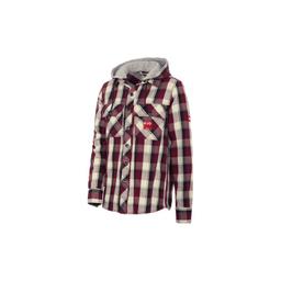 Košulja s kapuljačom - 100 % pamuk (cca 280 g/m²) - Rubin/Crna/Prirodna - Slika 1