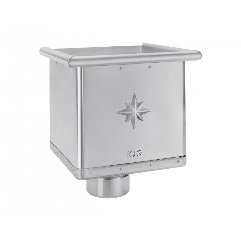 Sabirni kotlić kubicki ekscentričan - Pocink obojeni - Srebrna - Slika