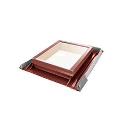 Krovni izlaz UNI - Pocink obojeni - Vinsko crvena - Slika 1