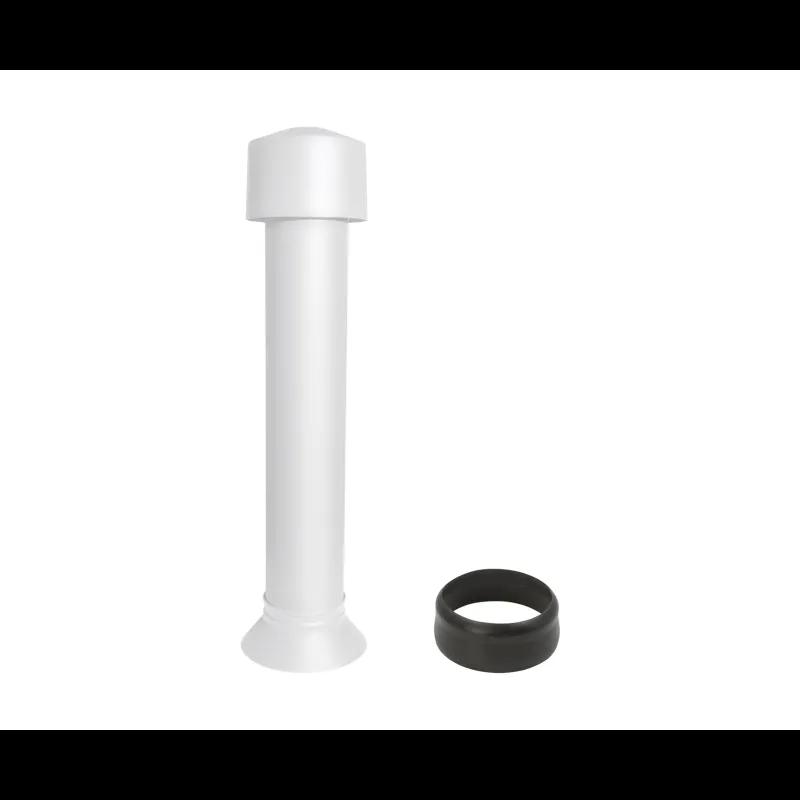 Ventilacijski odzračnik + EPDM - Aluminij – Natur - Pocink obojeni – Sivo bijela - Slika