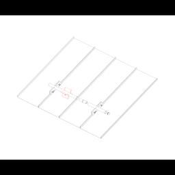 Rezač leda snjegobrana falcanog pokrova - Aluminij – Natur - Pocink obojeni – Mahunasto zelena - Slika 3