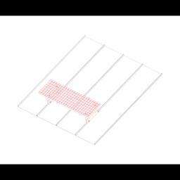 Krovni izlaz 800 x 250 - Pocink obojeni - Mahunasto zelena - Slika 3