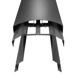 Ventilirajući sljemenjak UNI l=1,22 m - Aluminij – Natur - Pocink obojeni – Antracit - Slika 2