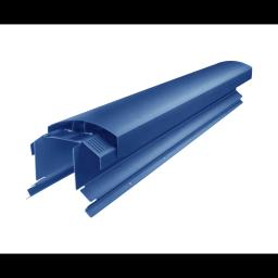 Ventilirajući sljemenjak UNI l=1,22 m - Aluminij – Natur - Pocink obojeni – Tamno plava - Slika 1