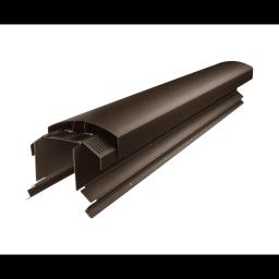 Ventilirajući sljemenjak UNI l=1,22 m - Aluminij – Natur - Pocink obojeni – Tamno smeđa ČOKO - Slika 1