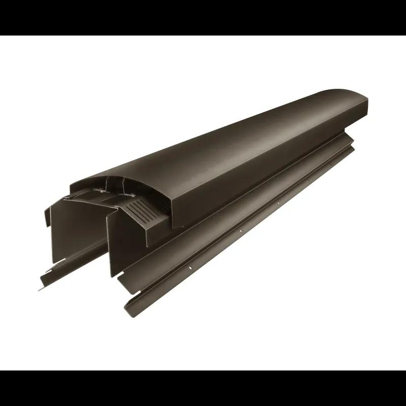 Ventilirajući sljemenjak UNI l=1,22 m - Aluminij obojeni - Zeleno smeđa - Slika