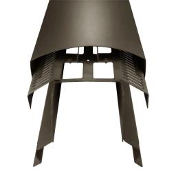 Ventilirajući sljemenjak UNI l=1,22 m - Aluminij obojeni - Zeleno smeđa - Slika 2