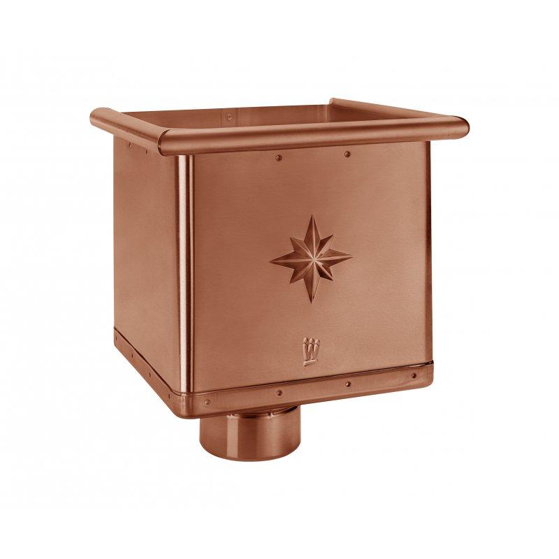 Sabirni kotlić kubicki - Aluminij obojeni - Bakreno smeđa - Slika